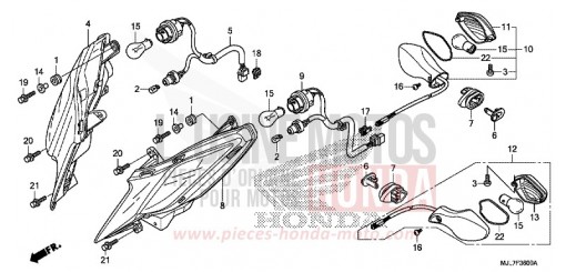 CLIGNOTANT NC750DE de 2014